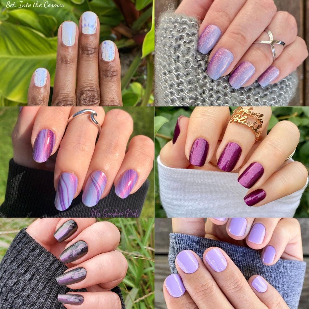 Color Street Purples, set of 6